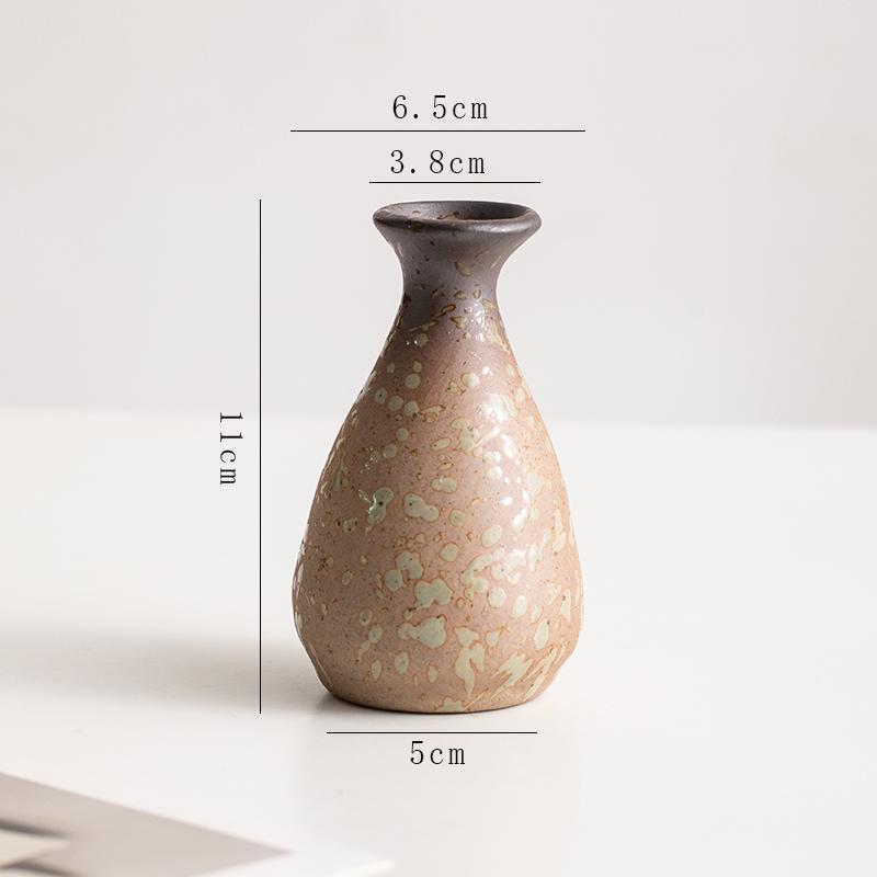 Retro Ceramic Vase for Dry Flowers & Green Plants - Living Room & Study Decor