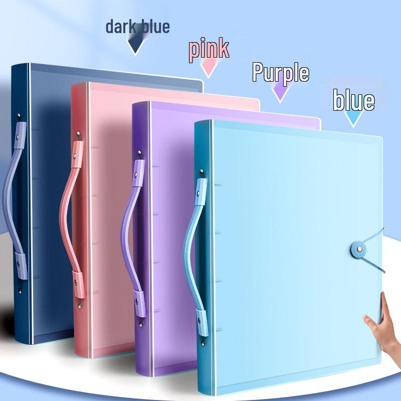 A3 Children's Art Portfolio: 8K Volume for Paintings, Certificates & Drawings