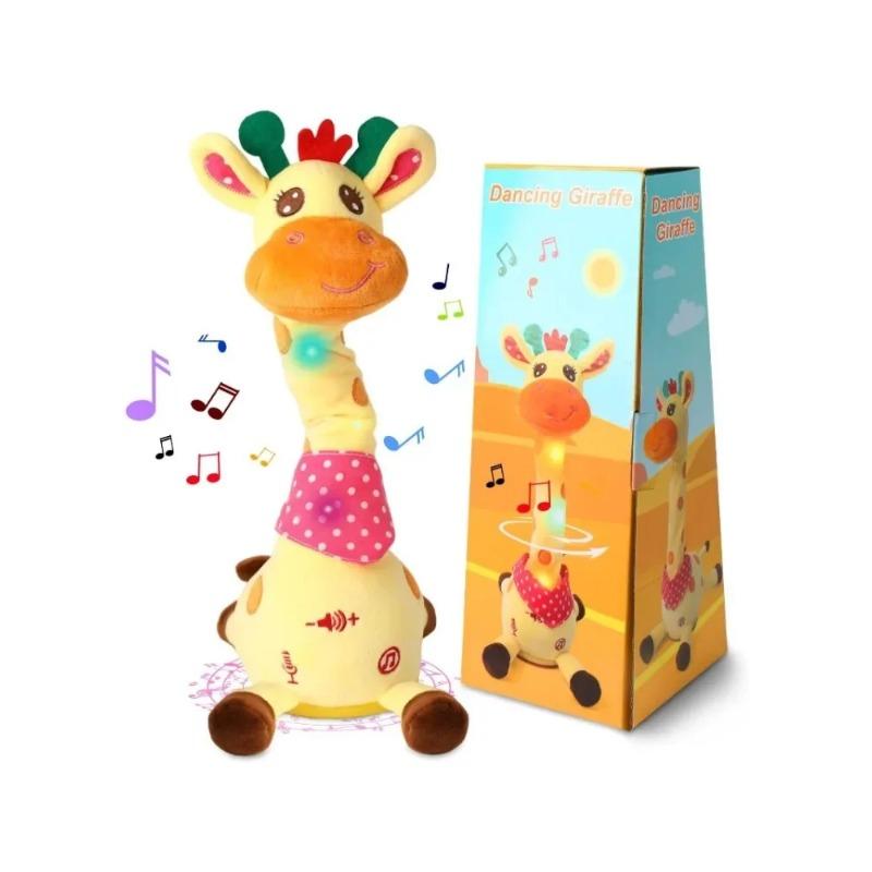 

Танцующая и говорящая игрушка Жираф повторяет то, что вы говорите, плюшевое животное, детская игрушка, регулировка громкости, качающийся танцующий жираф, плюшевая игрушка Charging Model