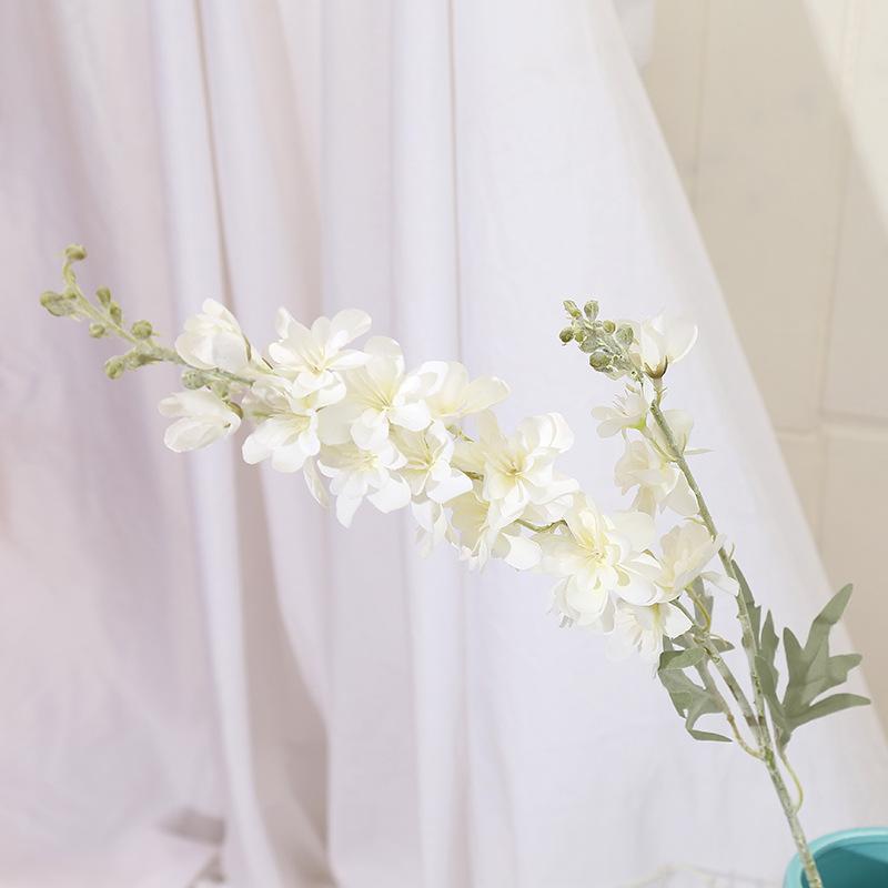 Yannew 3 Stück 85cm Delphinium Künstliche Blumen Langer Stiel Seide Hyazinthe Hochzeitsblumengestecke Dekoration Heimzimmerdekor