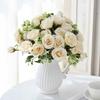 Artificial Flower Wedding Party Home Bedroom Table Decoration Bridal Bouquet Outdoor Courtyard Silk Peony Hydrangeas Arrangement