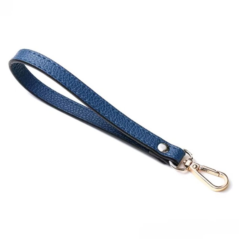 Portable PU Leather Bag Wrist Strap Replacement Soft Bag Strap Handle Solid Color Purse Handle Bag Accessories
