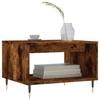 Coffee Table Smoked Oak 60x50x40 Cm Wood Based Material