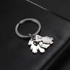 Personalized Keychain Custom Boy Girl Key Chain Family Mother Kid Child Gift For Woman Men Couple Stainless Steel Jewelry