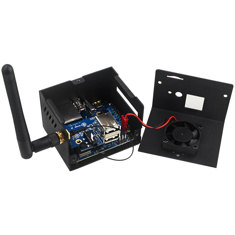 Orange Pi Zero 3 Metal Case with Expansion Slot: Durable Development Board Protective Shell
