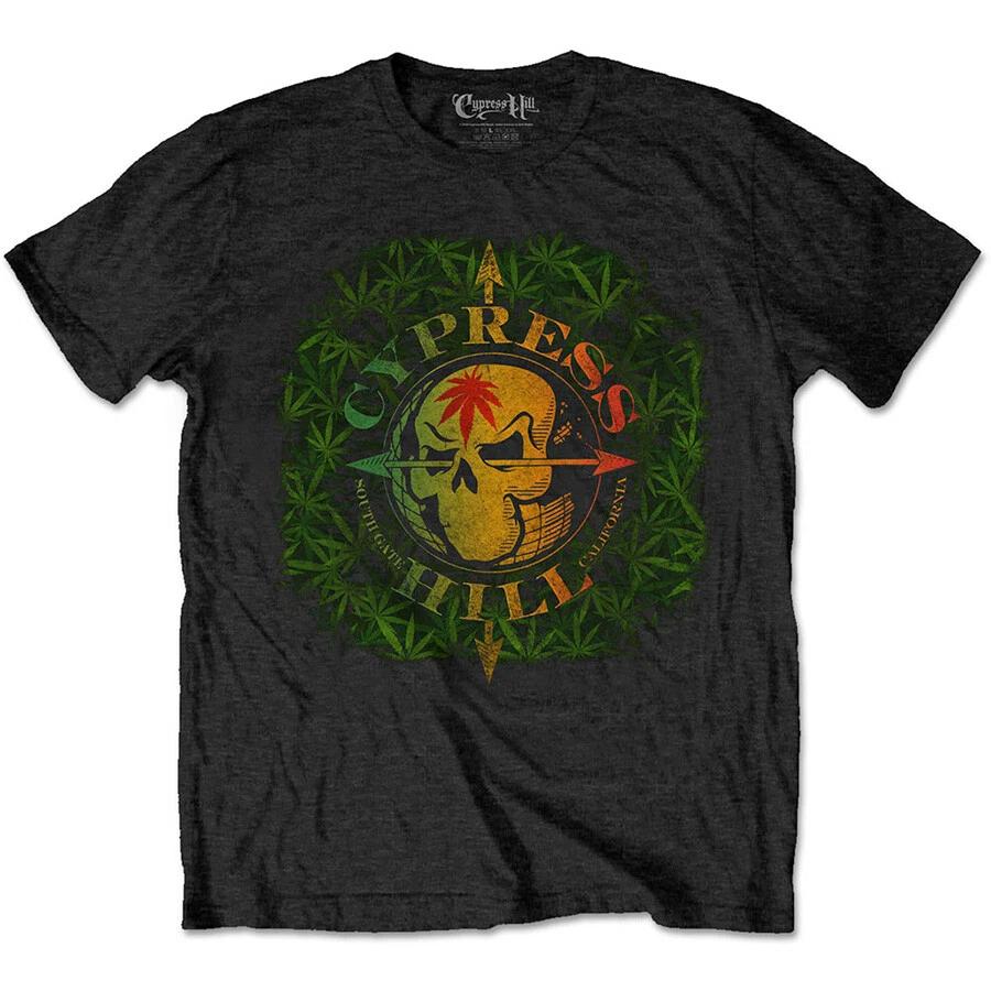 Cypress Hill - South Gate Logo & Leaves - Black t-shirt XL