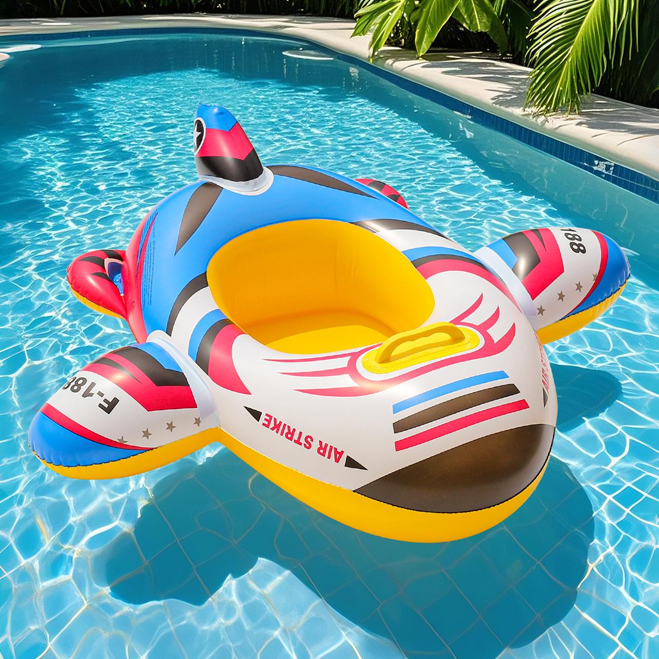 

1PC Summer Kids Inflatable Airplane Float - for Water Fun, Pools & Lakes Key Considerations for Product Titles розовый