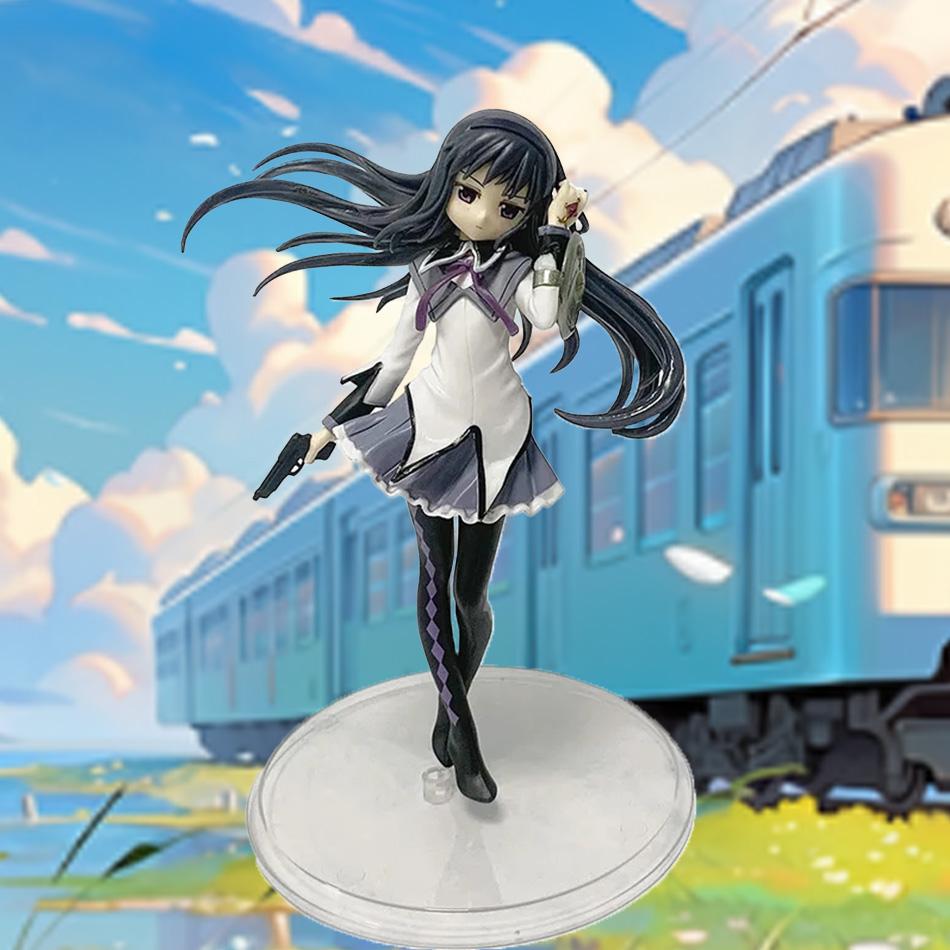 Madoka Magica Akemi Homura Anime PVC Figure - Collectible Birthday Gift Ornament for Children Model Toy