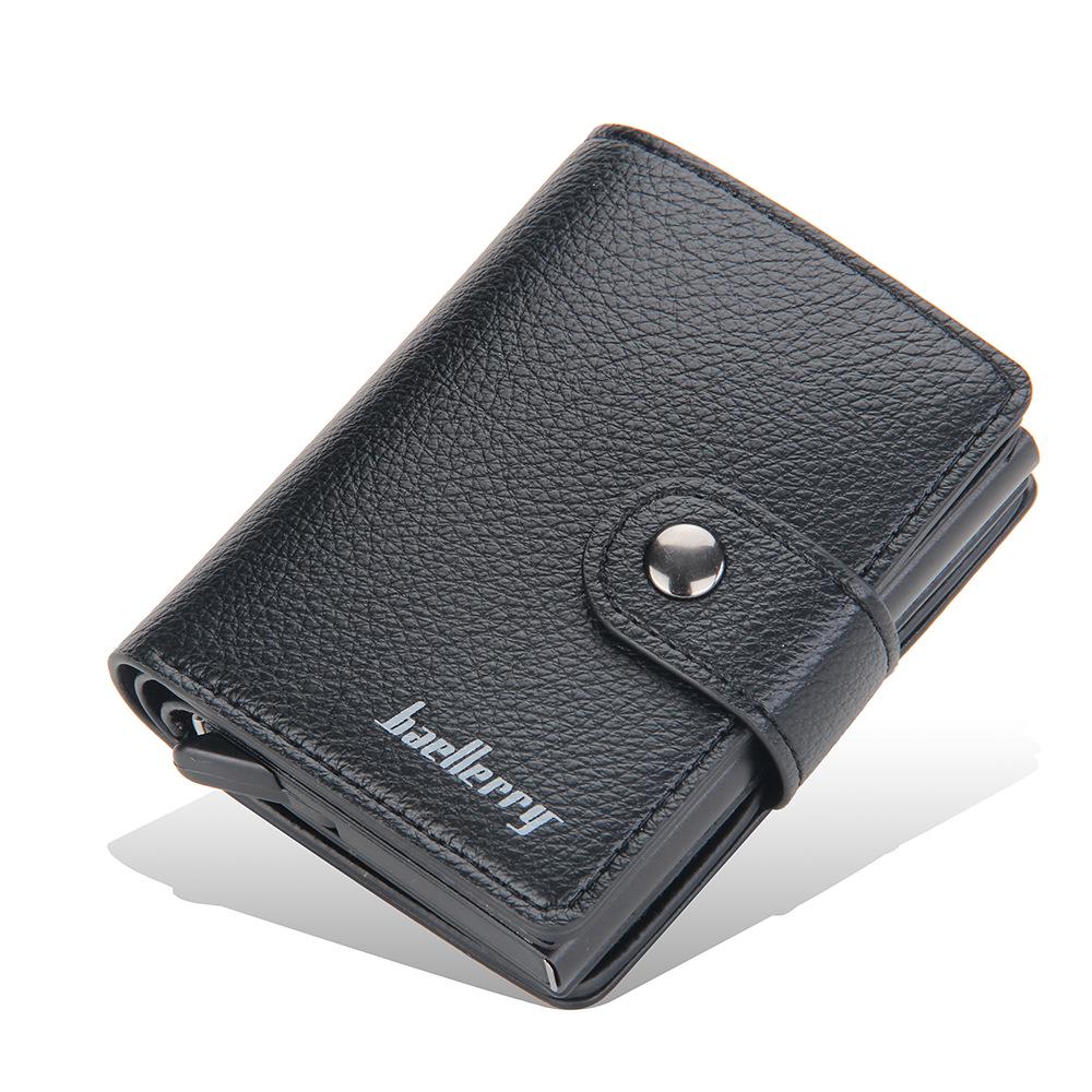 

Baellerry Men s Aluminum RFID Card Holder - Anti-Magnetic, Anti-Swipe, Automatic Pop-Up design