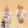 5 Pieces Christmas Nutcracker Hanging Ornaments Miniature Figures Puppet Toy