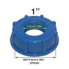 1 Pezzo Adattatore Resistente per Serbatoio IBC S60X6 Tappo a Filettatura Grossa Filettatura Femmina da 60 mm a Connettore Adattatore da 1/2", 3/4", 1"