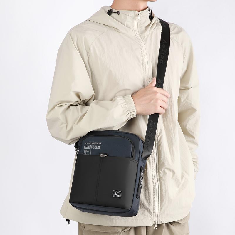 Outdoor Men's Bag Crossbody Bag Oxford Shoulder Bag
