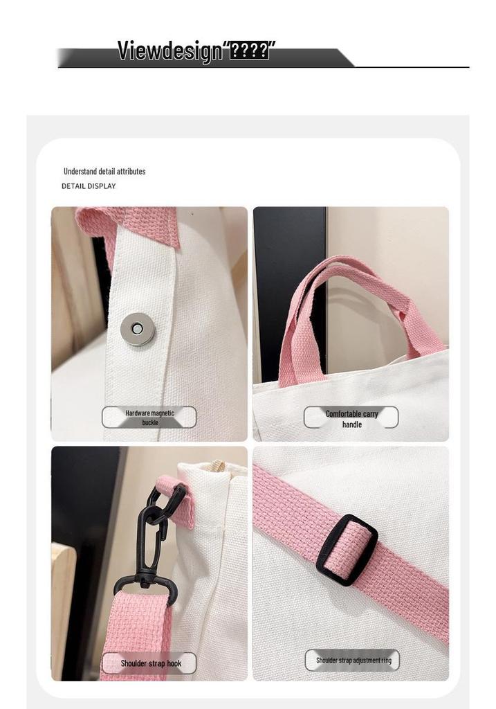 Korean Boy Group Canvas Shoulder Bag - Best Seller Student Handbag