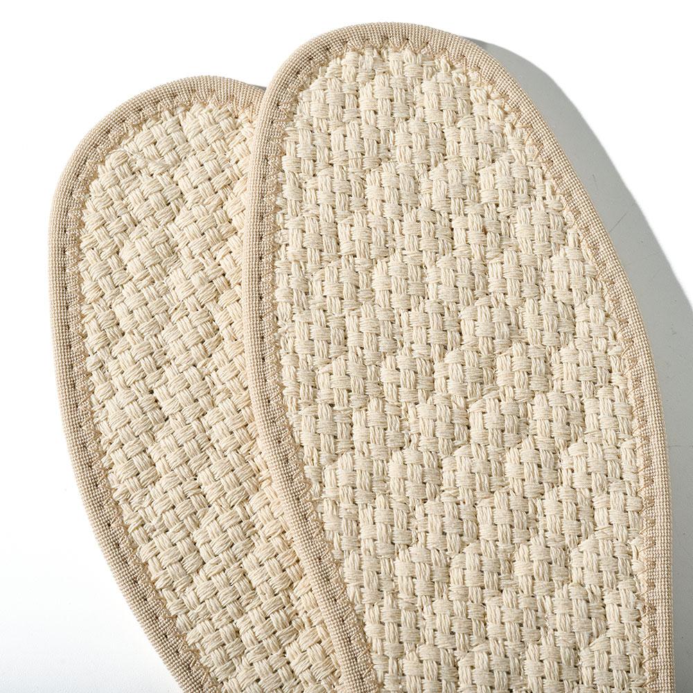 Natürliche Pflanzen-Einlegesohlen Atmungsaktiv Geruchlos Warm Sommer Schuhpolster Für Männer Und Frauen