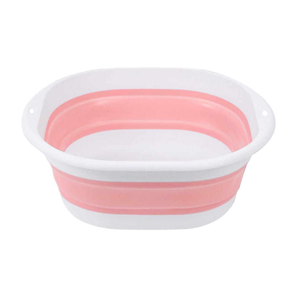 

Foldable Wash Basin Portable Collapsibles Sink Space-Saving Laundry Tub Soft Foot Soaking Bucket Easy Storage
