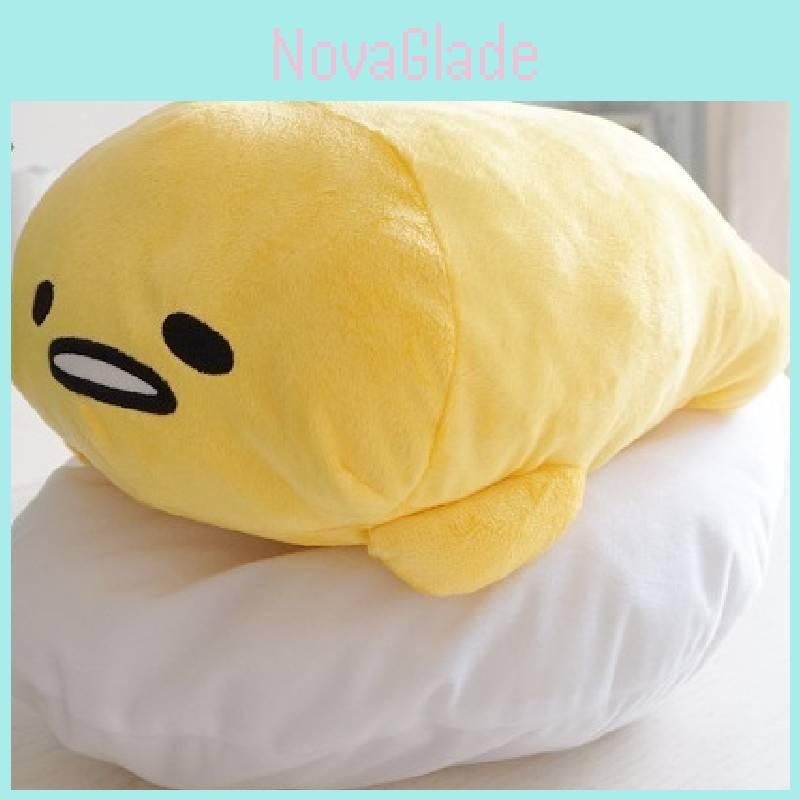 Adorabile Grande Cuscino Peluche Gudetama Morbido Cuscino da Abbracciare Con Imbottitura Premium in Cotone PP