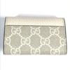 GUCCI 456118 logo GG 6 Key Case Key 6P Key Case PVC/Leather Beige