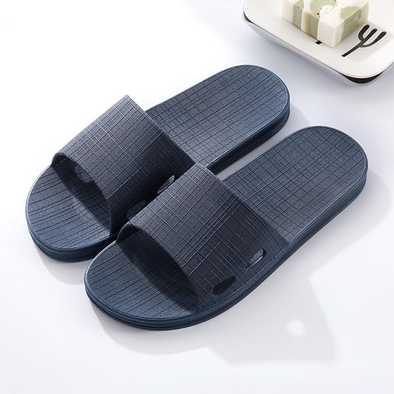 Summer Ladies Indoor Nonslip Pvc House Slippers For Couples Comfortable Shower Footwear