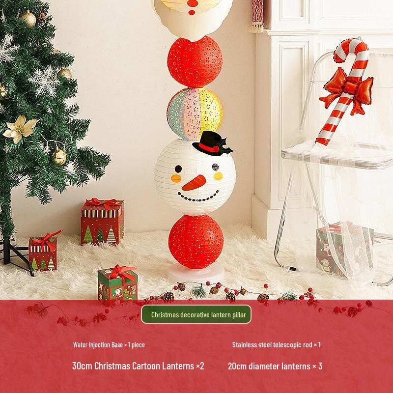 Christmas Lantern Ornaments for Mall and Store Window Displays