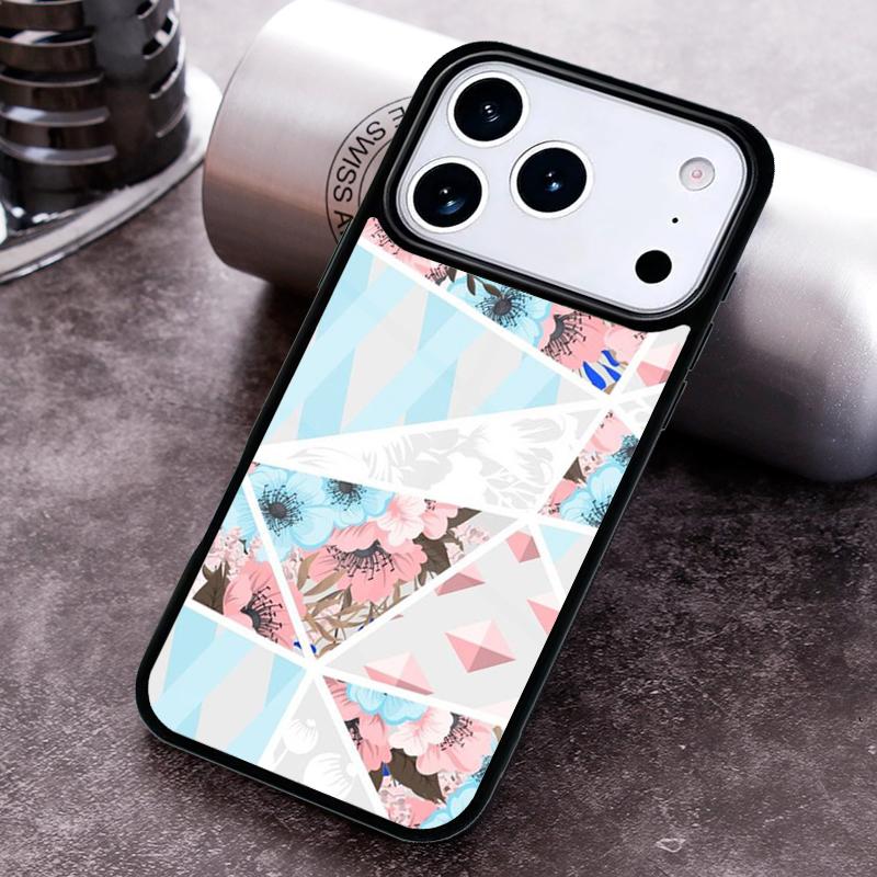 Marmor Geometrisches Handyhülle für iPhone 17 16 15 Pro Max Air 14 13 12 11 Plus Stoßfest Capa Cover