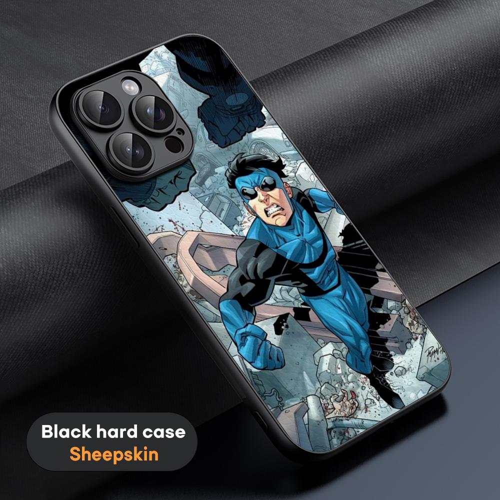 

Invincible 4 hot game poster pattern Phone Case For iPhone 16 15 14 13 12 11 Plus Pro Max Limited Black hard case Sheepskin iPhone 15