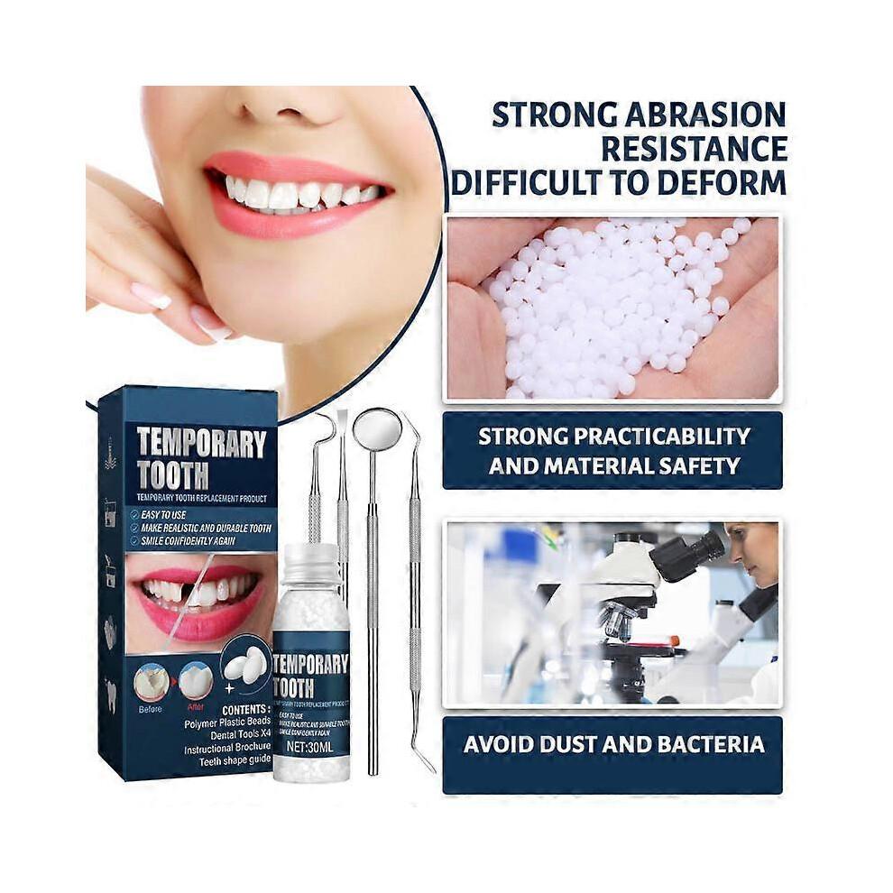 Temporary Tooth Repair Kit Fix Broken Teeth Fills Gaps Dental Denture Damage