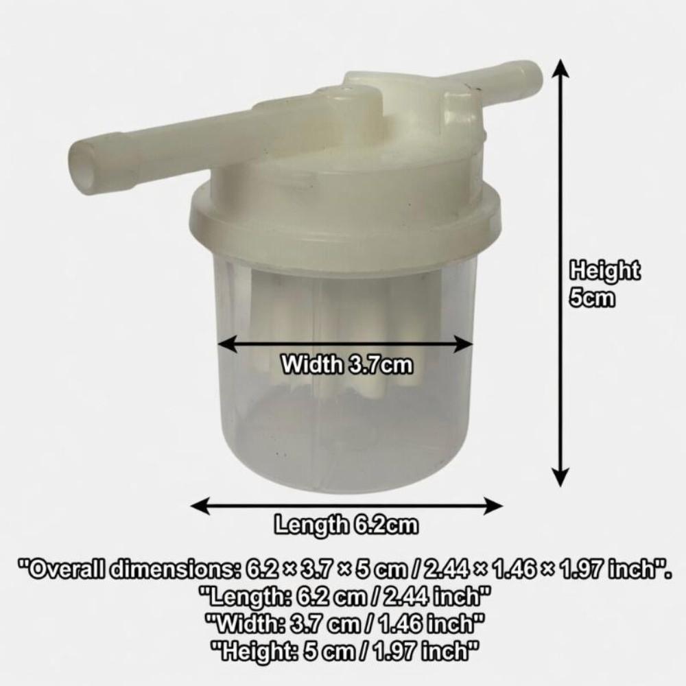 Transparent Design Gasoline Fuel Filter Clear Inline Universal Fuel Filter For Dirt Bikes