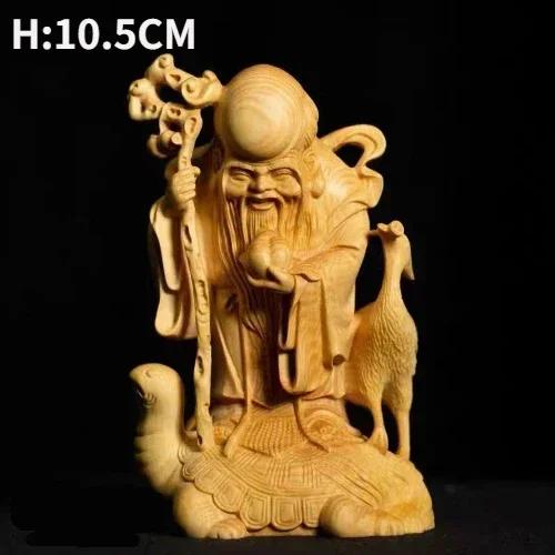 Solid Wood Carving Circular Carving Crafts Home Decoration Indoor Decorations Birthday Gift Gift Wishes for Longevity and Peace