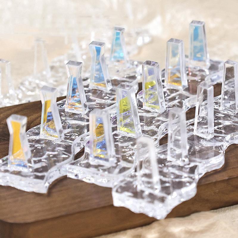 Non-Magnetic Nail Stand For Press On Nails Display Acrylic Nail Tips Practice Holder Reusable Nail Stand For Beginners Diy Salon