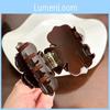 Acetate Hair Fashionable Claw Clip Featuring Elegant Floral Design For Trendy Women