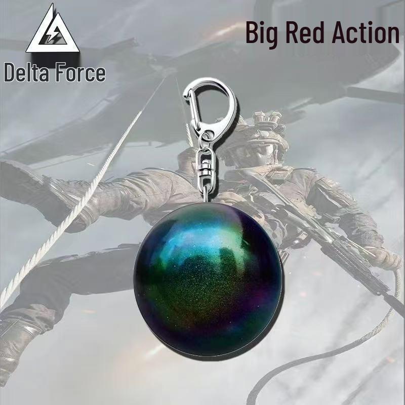 Delta Force Peripherals Acrylic Big Red High Turnaround Keychain Pendant Gift for Friends