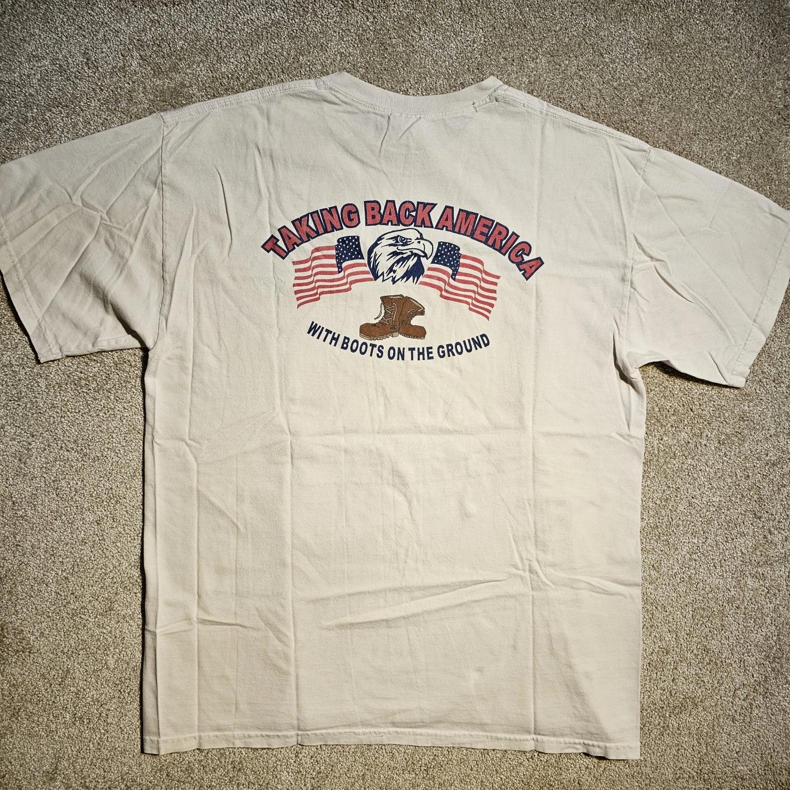

Vtg 90s NV Republicans Taking Back America Size L Graphic T-shirt Grunge Skate L