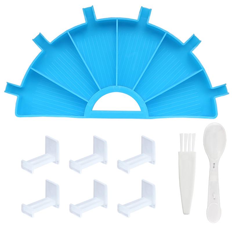 Multifunctional Diamond Painting Tool Set: Flip Drill Plate, DIY Drill Pen, Storage Tray & Embroidery Sieve