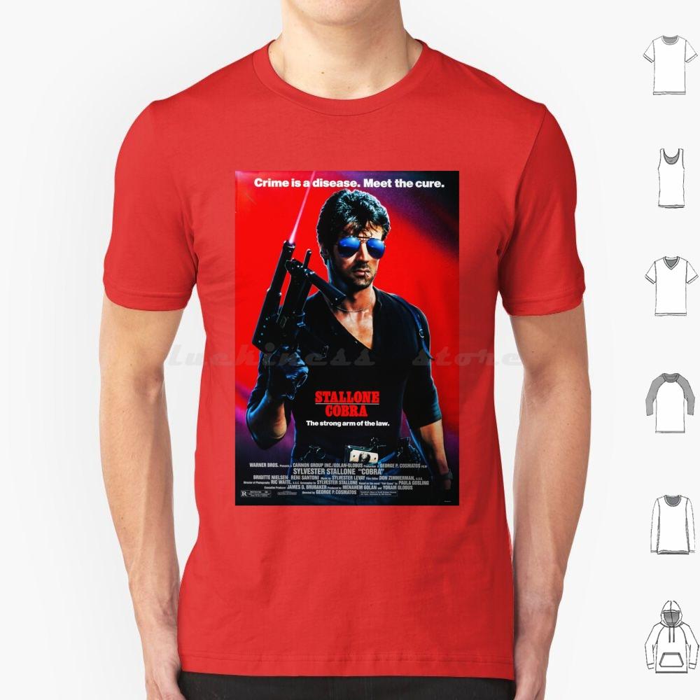 Poster T-Shirt Männer Frauen Kinder 6XL Action Boxen Cops Polizei Sylvester 90er 80er Filme Filme Vibes Cool Japanisch