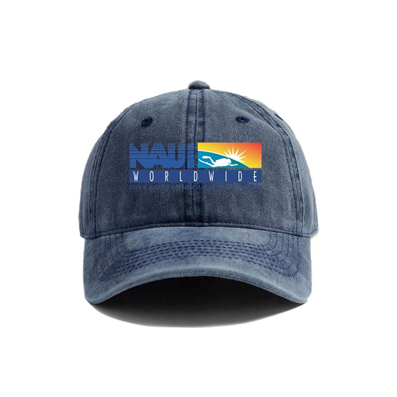 NAUI The Difinition of Diving Hat for Unisex Wounisex Adjustable Distressed Caps Washed Baseball Cap Dad Gift