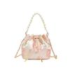 Pearl Stylish Elastic Drawstring Trend-forward Crossbody and Shoulder Bag for Carrying Water Buckets