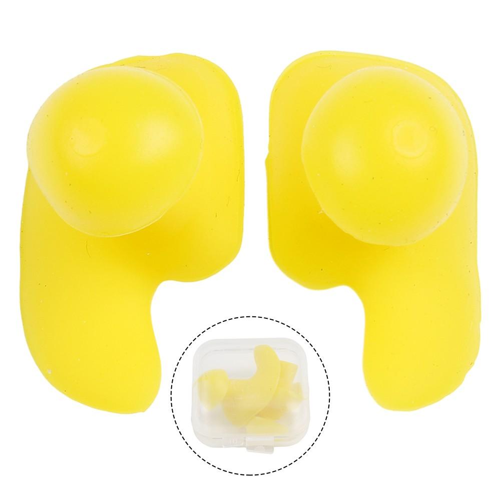 Swimmer Clear Silicone Ear Plugs Adults Hypo-allergenic Earplugs For Swimming