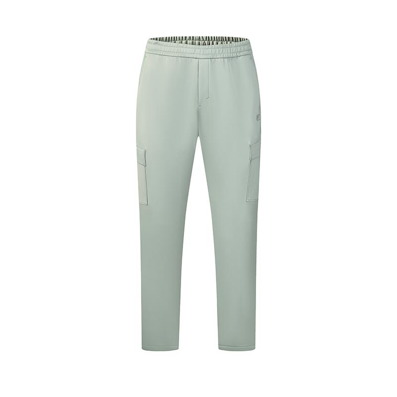 FILA Golf Series Fashion Simple Casual Versatile Comfortable Workwear Style Knitted Sports Pants Men bottoms Slate-Dark-Gray A11M615605FGY