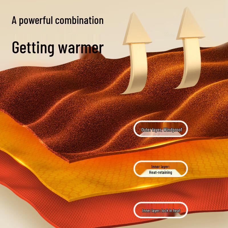 Jeanswest Men's Water-Repellent Windproof Fleece-Lined Outdoor Jacket
