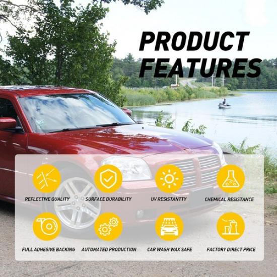 Fits 2005-2010 Chrysler 300 300C Chrome Door Pillar Posts Trim Covers Kit 6PC I