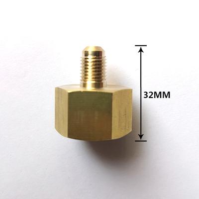 Aukštos kokybės žalvarinis automobilio adapteris, buteliuko adapteris R134A 58 iki 14'' SAE