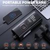 Portable 5000A Jump Starter with Air Compressor, 160PSI Auto-Shutoff Inflator, LED Light, 12V Car Battery Jumper Box with Cables