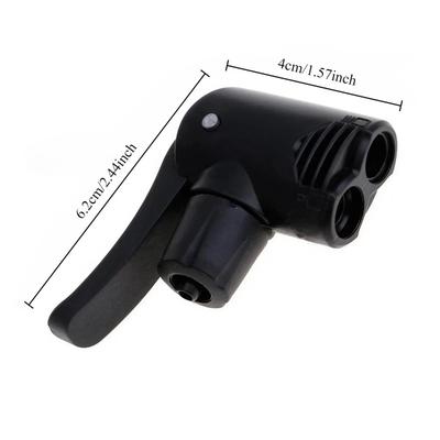 2Pcs Double-head Adapter For Pump Nozzle Of Bicycle Tire Pump With Inflator Bike Pump Bicycle Accessories