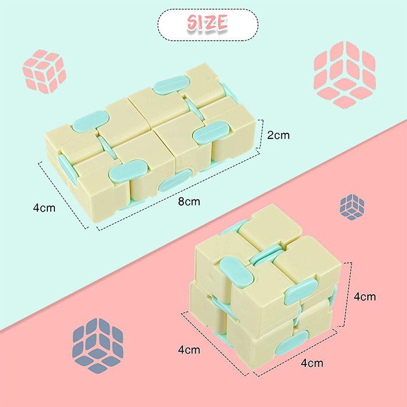 Second-Order Magic Cube: Creative Infinite Colorful Finger Decompression Toy for Kids and Adults