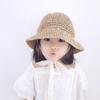 Fashion Lace Baby Hat Summer Straw Bow Baby Girl Cap Beach Children Panama Hat Princess Baby Hats and Caps for Kids 1PC