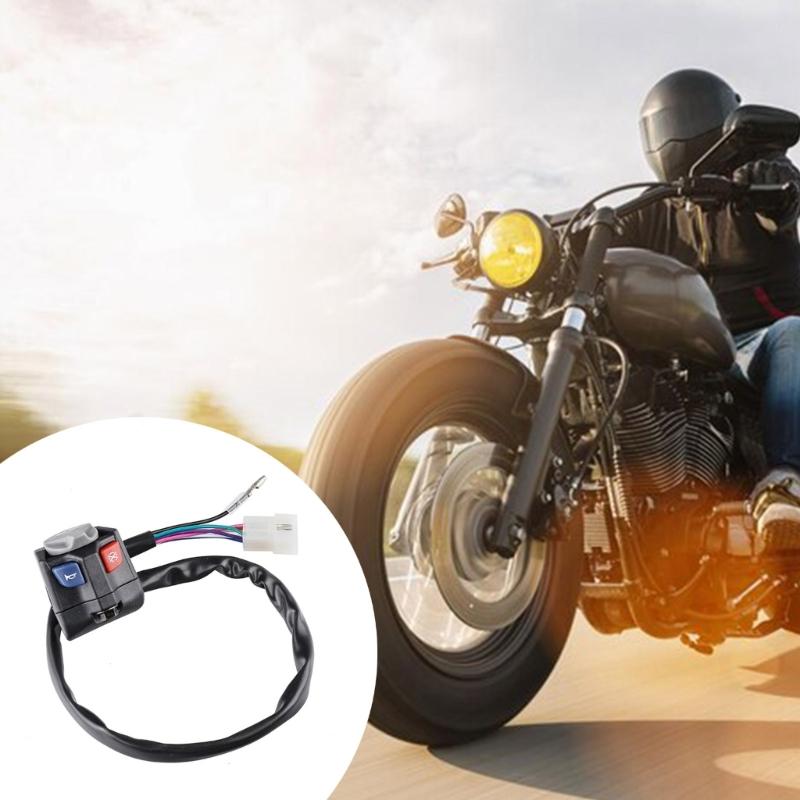 28GC Universal Motorbike Off Roading High Low Beam On Off Ignitions Button Waterproof