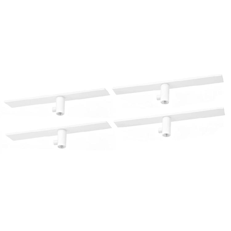 Set of 4 Plastic Mixer Accessory Hanger Organizes Blender Tool and Scrapers with Secure Countertop Mounting for Kitchen