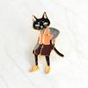QIHE JEWELRY Pins and Brooches Rabbit/Fox/Cat Couple Enamel Pin Badges Hat Backpack Accessories Lovers Jewelry Gift for