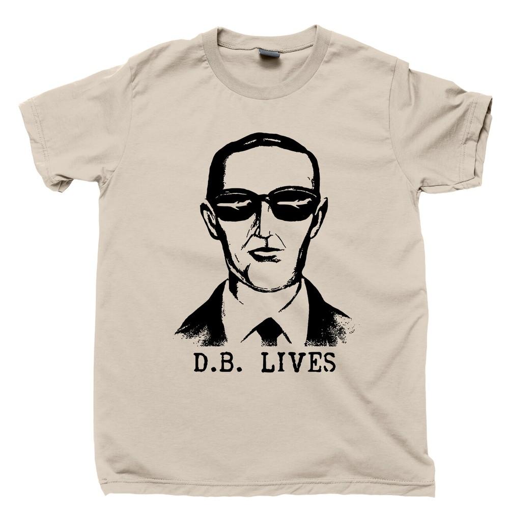

DB Cooper T Shirt Air Plane Hijacker Skydiving Parachute Ransom Bills Poster Tee S