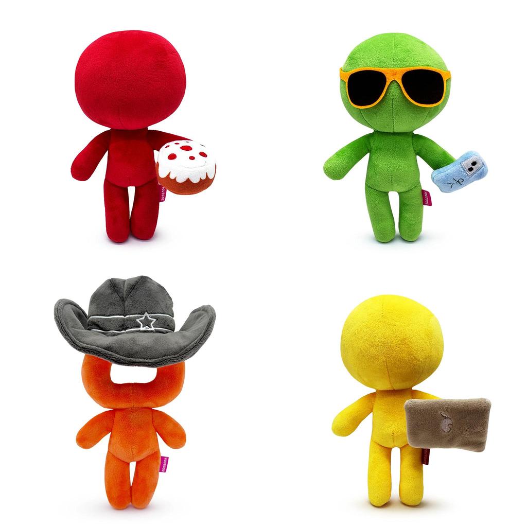 Animator Vs Animation Plush Toy Fire Stickman Collectible Soft Doll For Kids And Fans